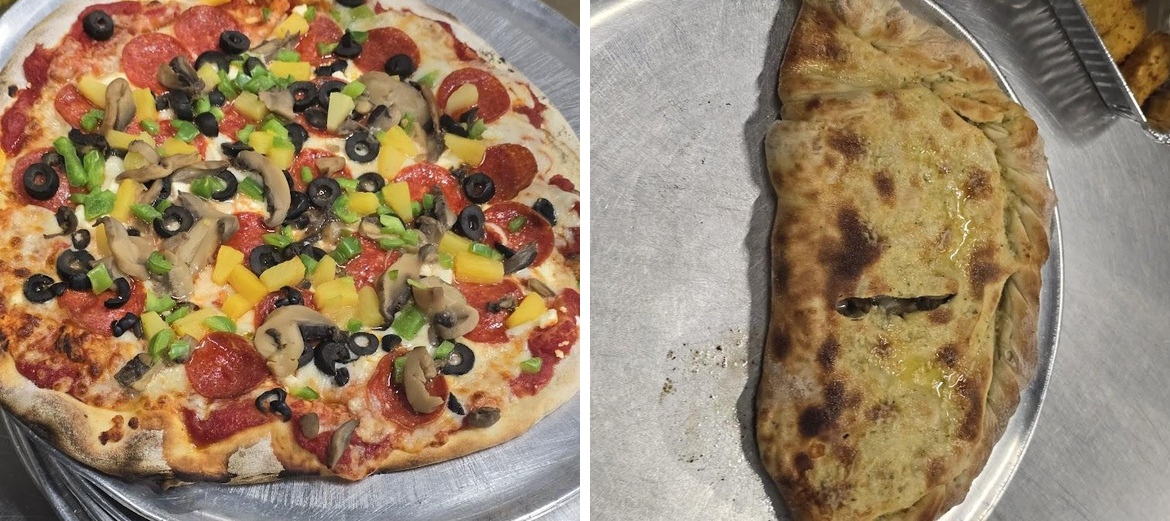 Trackside Pizza Menu